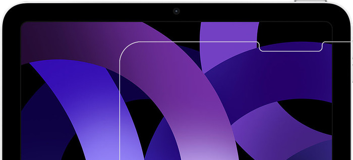 BlueBuilt Apple iPad Air (2022) / iPad Pro (2022) 11 inch Screenprotector Glas detail