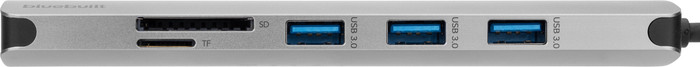 BlueBuilt 9-in-1 Dual HDMI Docking Station with USB-C front