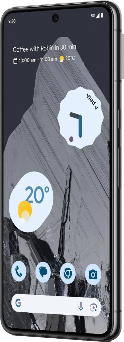 Google Pixel 8 Pro 128 Go Noir 5G + BlueBuilt Protège-écran Verre côté gauche