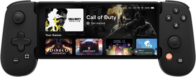 Backbone One 2nd Gen Black (USB-C) Main Image