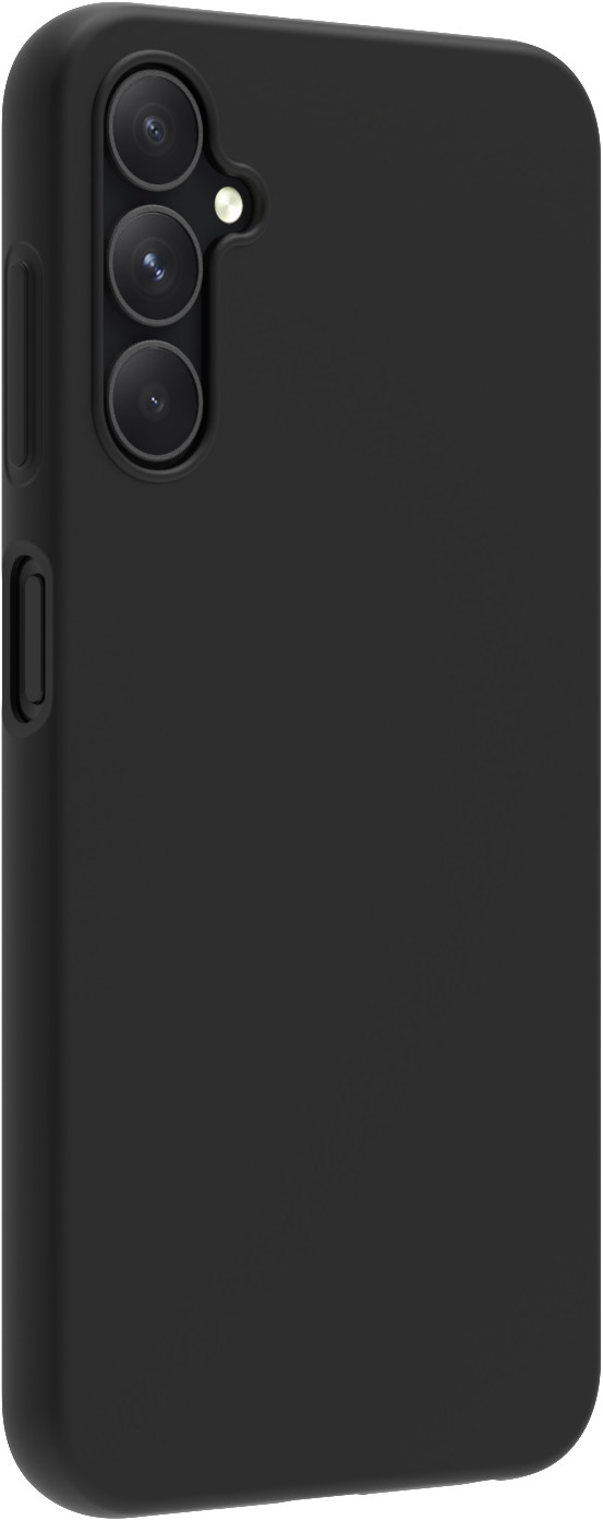 BlueBuilt Samsung Galaxy A25 Back Cover Zwart linkerkant