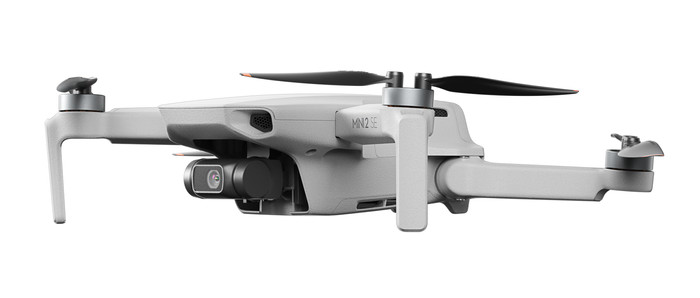DJI Mini 2 SE + Remote Controller left side