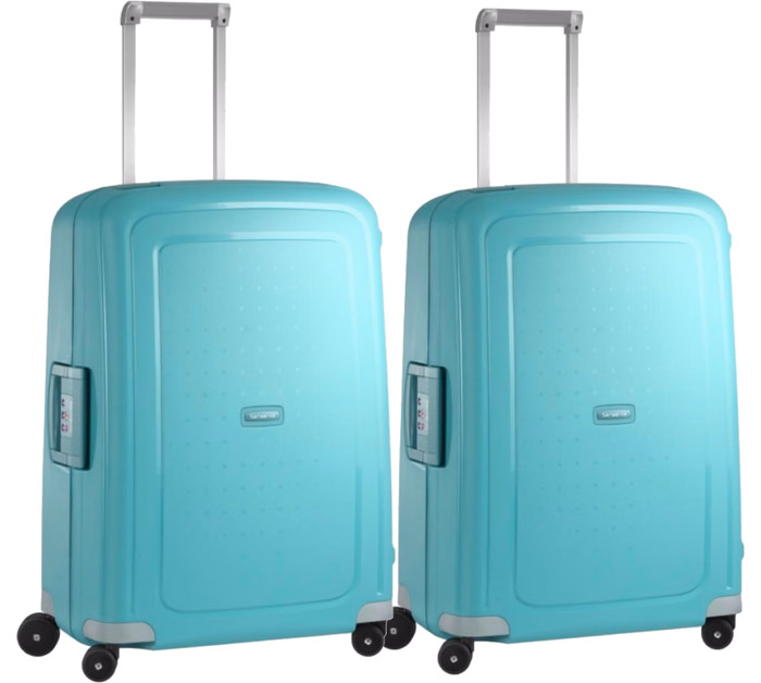 Samsonite S'Cure Valise à 4 Roulettes 69 cm Lot de 2 Aqua Blue Main Image