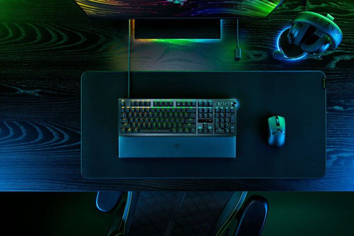 Razer Huntsman V3 Pro Gaming Keyboard AZERTY product in use