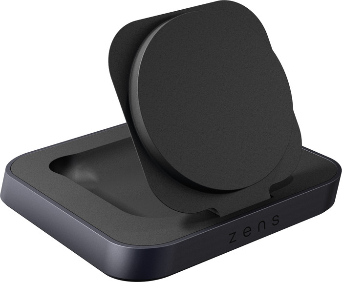 ZENS Wireless Charger 7.5W with MagSafe Magnet and Stand left side