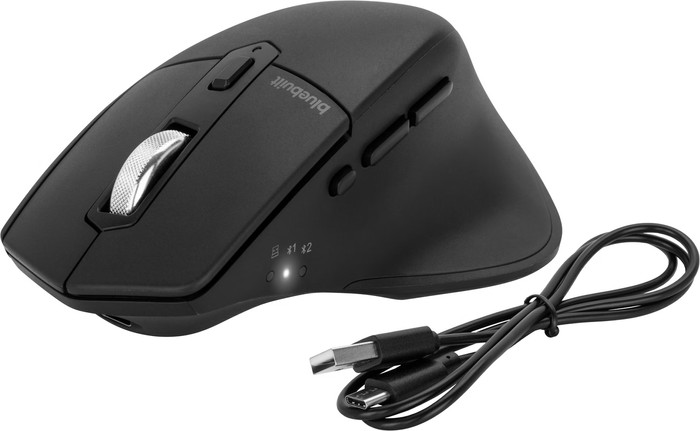 BlueBuilt Clavier Bluetooth Pro AZERTY + Imperium Souris Ergonomique Bluetooth avant