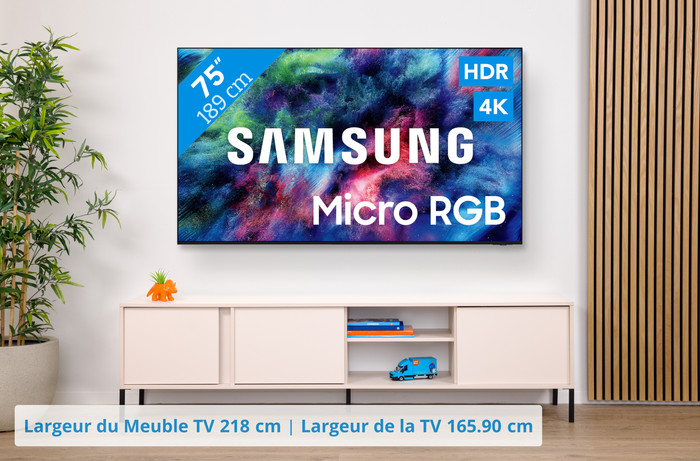 Samsung Micro RGB 75" R95H (2026) visuel Coolblue 1
