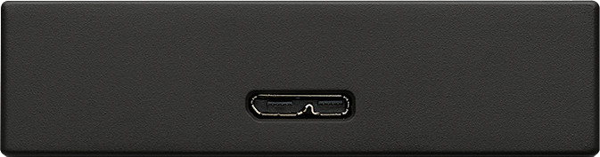 Seagate One Touch PW (HDD), Black 2 TB achterkant