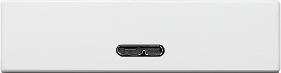 Seagate One Touch PW (HDD) Light Blue 2 TB achterkant