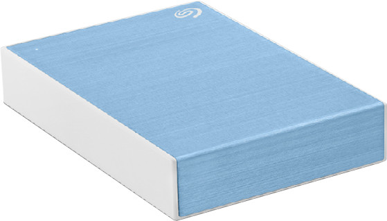 Seagate One Touch PW (HDD) Light Blue 2 TB linkerkant