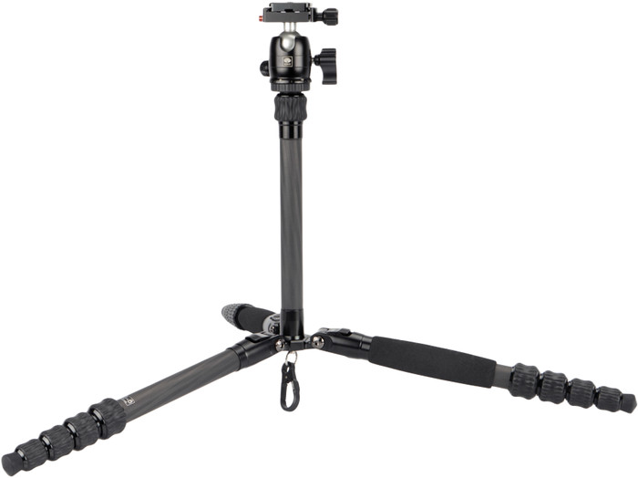 Sirui Traveller 5CX statief + B-00K balhoofd detail