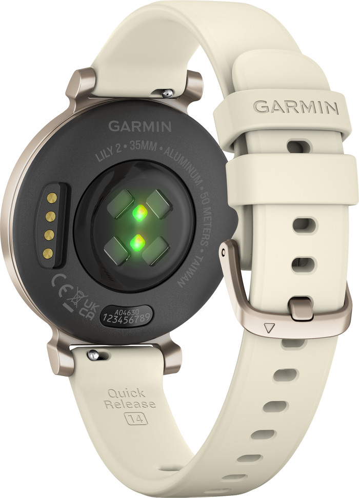 Garmin Lily 2 Crème achterkant