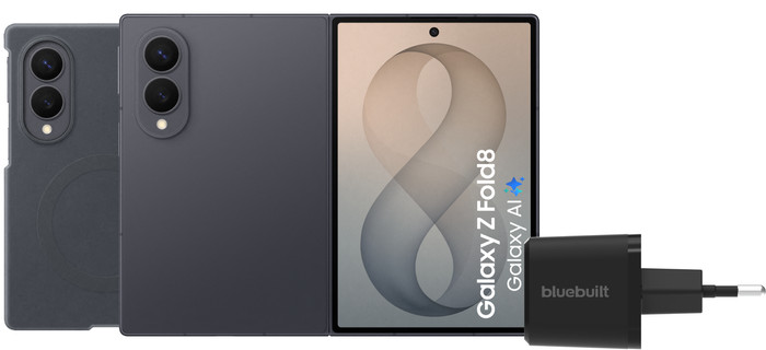 Samsung Galaxy Z Fold 8 256GB Black 5G + Accessory Pack Main Image