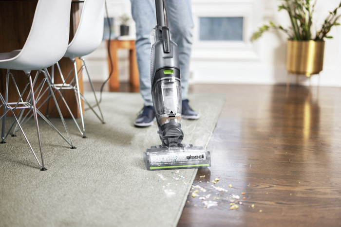 Bissell CrossWave Hydrosteam PET Pro produit à l'usage