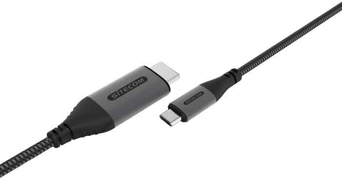 Sitecom Câble USB-C vers HDMI 2.0 1,8 mètre détail