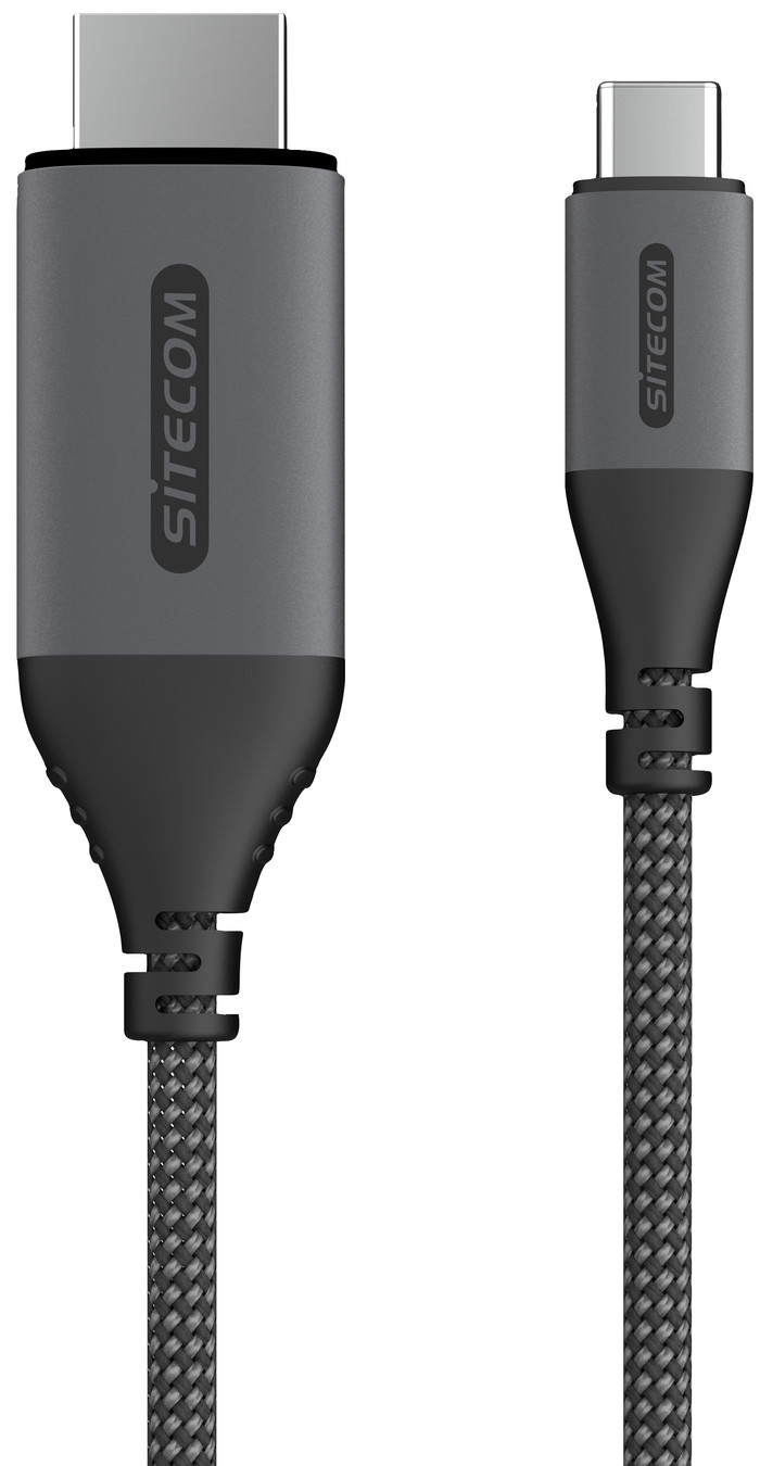 Sitecom Câble USB-C vers HDMI 2.0 1,8 mètre détail