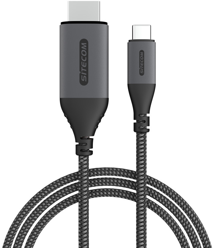 Sitecom Câble USB-C vers HDMI 2.0 1,8 mètre détail