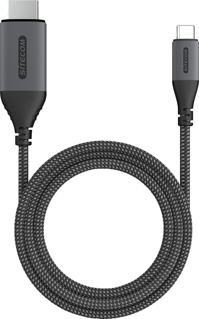 Sitecom Câble USB-C vers HDMI 2.0 1,8 mètre Main Image