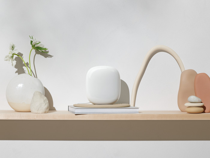 Google Nest Wifi Pro 1-pack product in gebruik