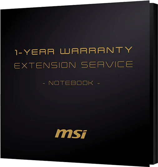 MSI 1 Year Warranty Extension Service for notebooks Main Image