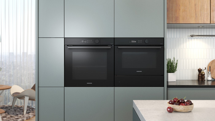 Samsung NV7B5755SAK/U1 Dual Cook Flex product in gebruik