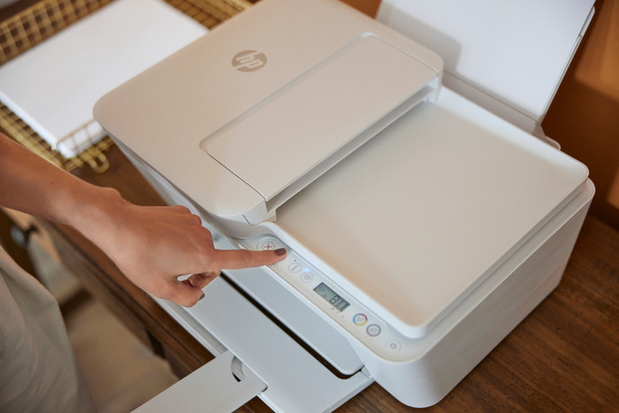 HP Deskjet 4220e + 1 set extra XL cartridges product in gebruik