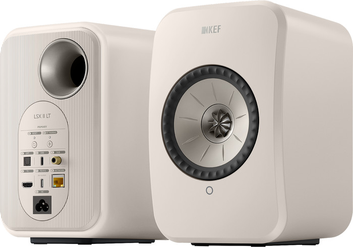 KEF LSX II LT White right side
