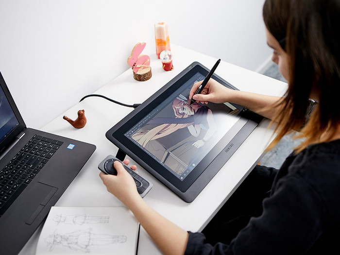 Wacom Cintiq 16 product in gebruik