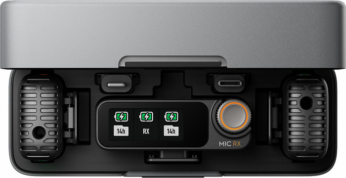 DJI Mic 2 + Boitier de Charge côté droit