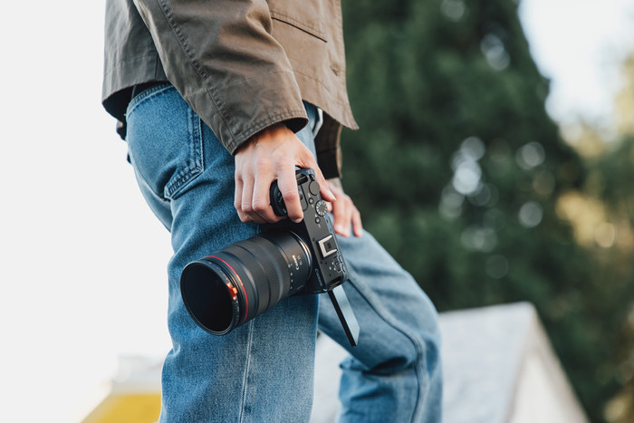 Canon EOS R6 V product in gebruik