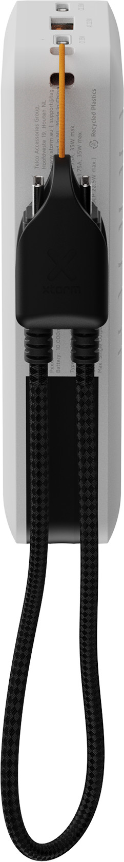 Xtorm NextGen Batterie Externe 35 W 10 000 mAh Blanc dessous