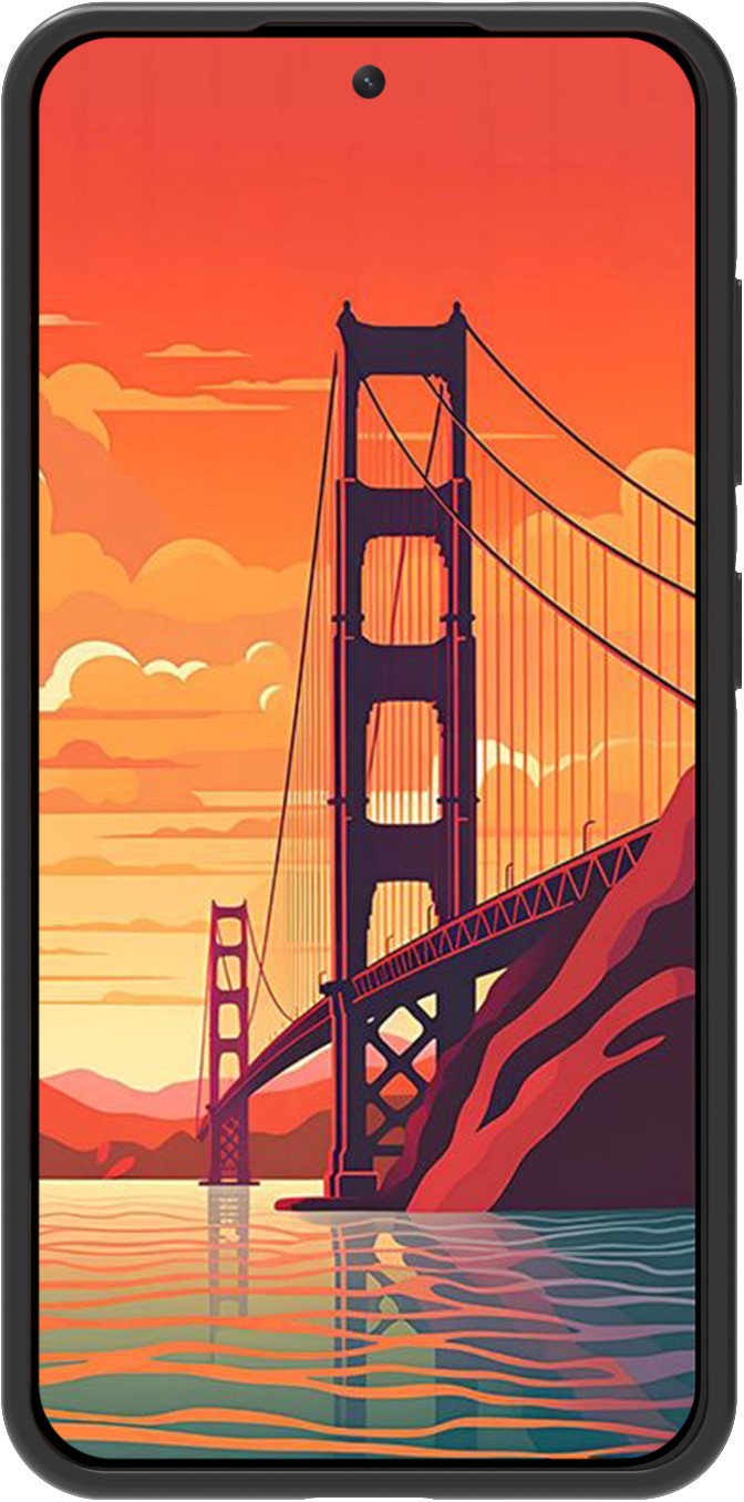 BlueBuilt Samsung Galaxy S24 Back Cover Black front