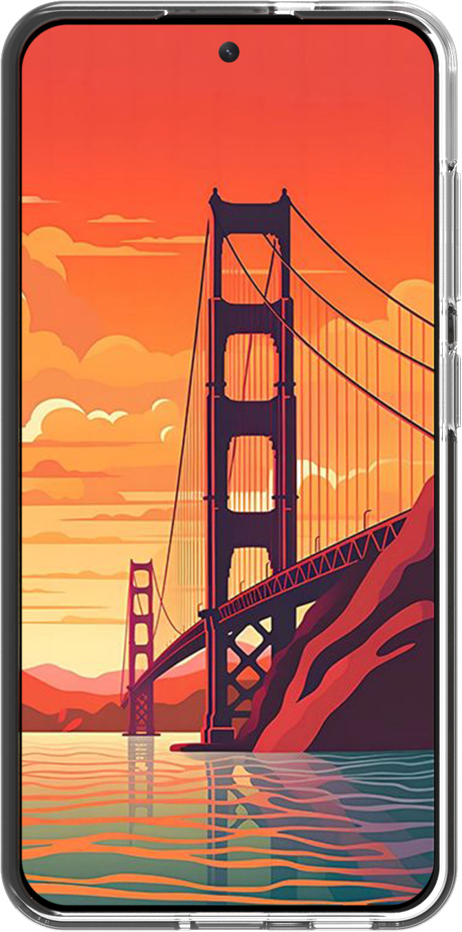 BlueBuilt Samsung Galaxy S24 Back Cover Transparent front