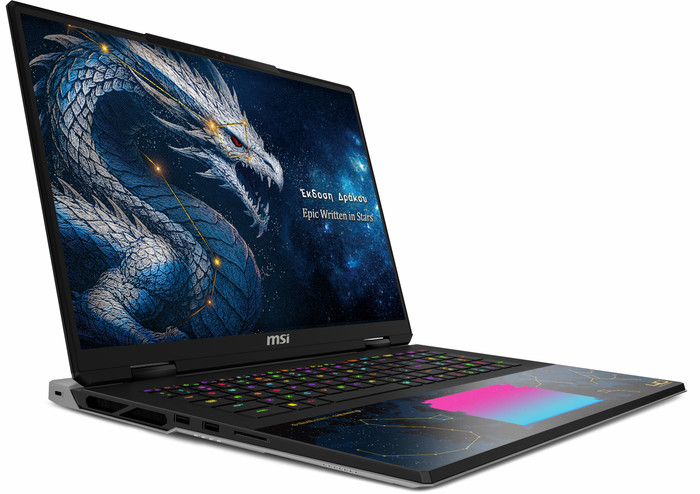 MSI Titan 18 HX Dragon Edition Draco Epic A2WJ-1263BE linkerkant