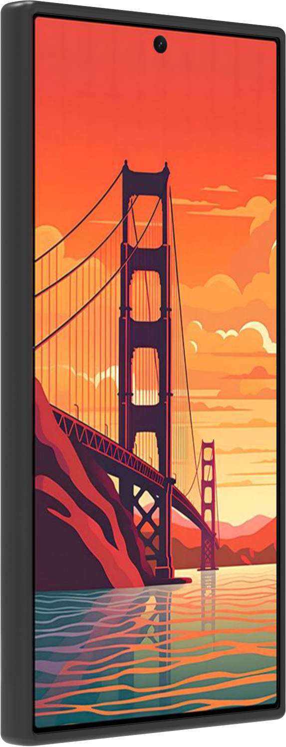 BlueBuilt Samsung Galaxy S24 Ultra Back Cover Black right side