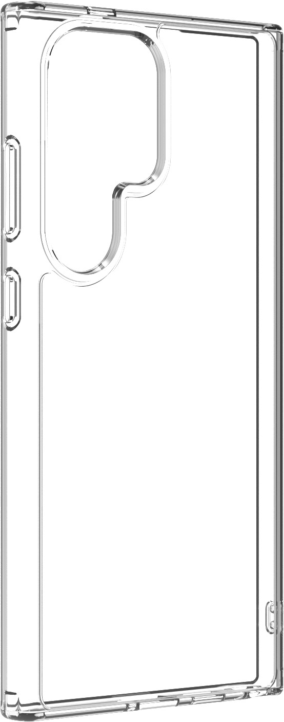 BlueBuilt Protective Back Cover Samsung Galaxy S24 Ultra Transparent côté gauche