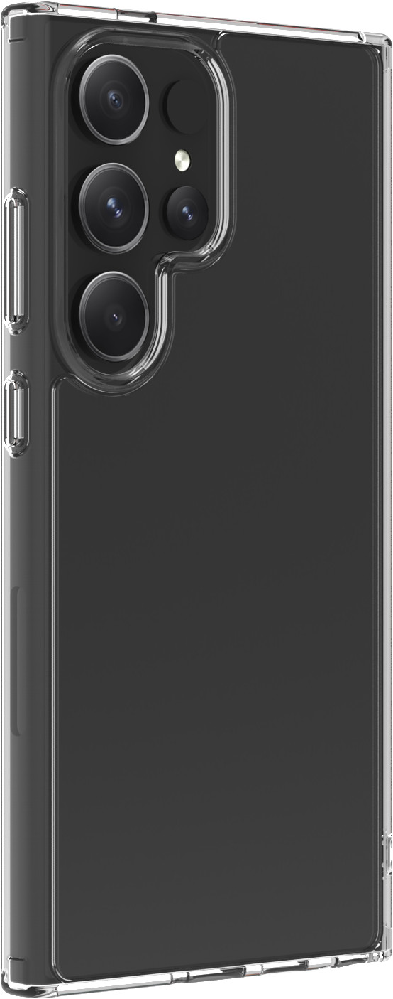 BlueBuilt Protective Back Cover Samsung Galaxy S24 Ultra Transparent côté gauche