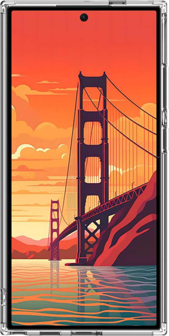 BlueBuilt Protective Back Cover Samsung Galaxy S24 Ultra Transparent avant