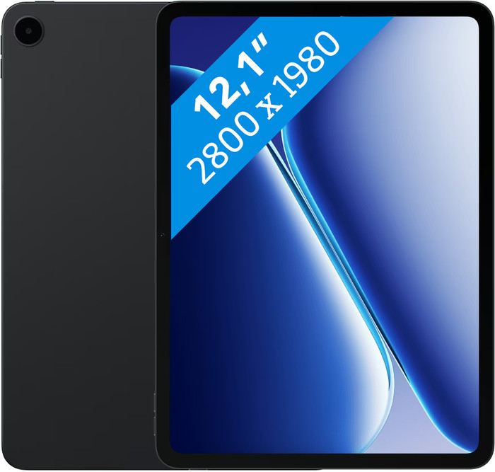 OnePlus Pad Go 2 12,1 inch 256GB Wifi + 5G Zwart Main Image