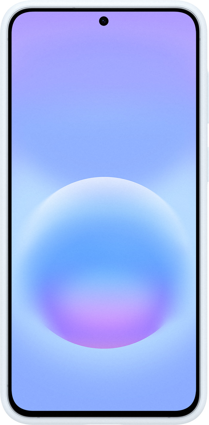 Samsung Galaxy A57 Siliconen Back Cover Wit voorkant