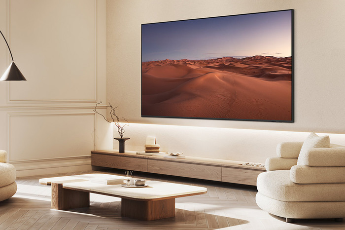 Samsung QLED 55" Q6FA (2025) product in gebruik