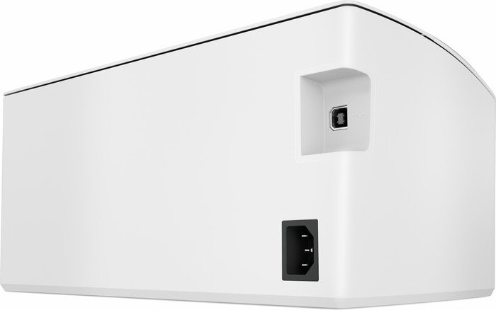 HP LaserJet M110w achterkant