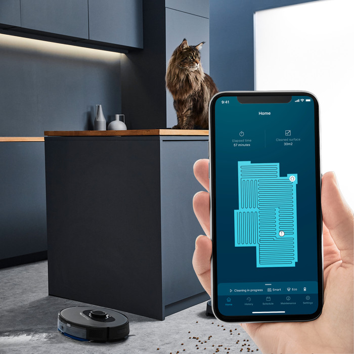 Rowenta X-Plorer Serie 75 S+ RR8585 product in gebruik