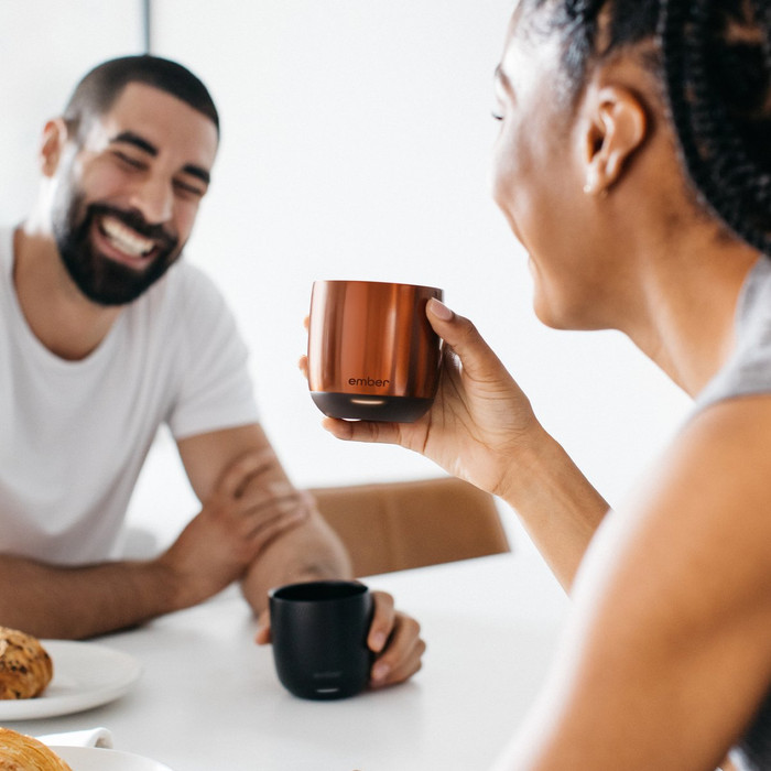 Ember Cup 178ml Black product in use