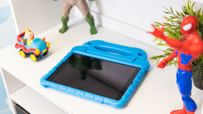 Samsung Galaxy Tab A9 8.7 inches 128GB WiFi Gray + BlueBuilt Kids Cover Blue visual Coolblue 1