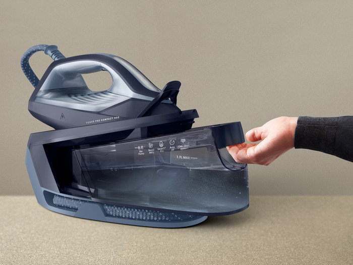 Tefal Power Pro Compact 300 SV6223 product in gebruik