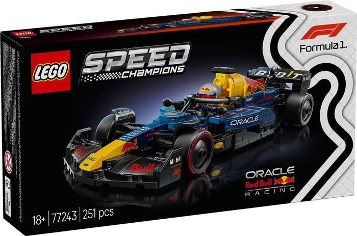LEGO Speed Champions Oracle Red Bull Racing RB20 F1 racewagen 77243 verpakking