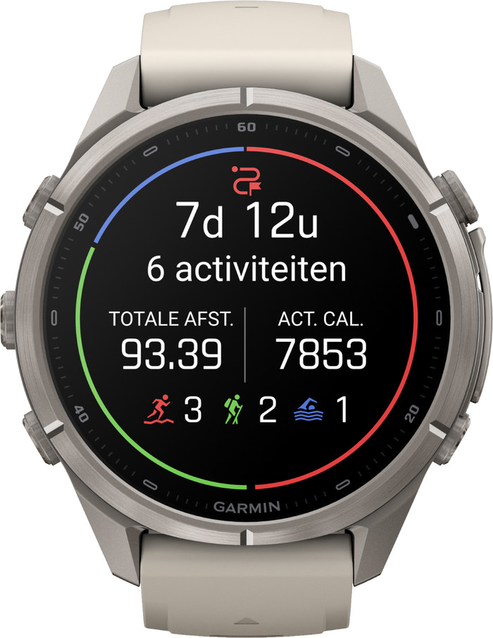 Garmin Fenix 9 Pro Titanium 43mm voorkant
