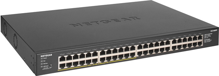 Netgear GS348PP côté gauche