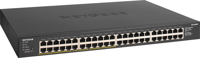 Netgear GS348PP côté gauche
